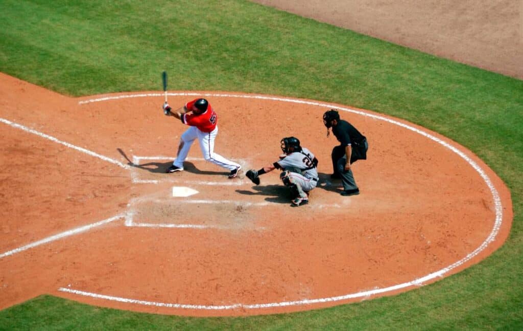 A MLB player earns a platinum sombrero by striking out five times.