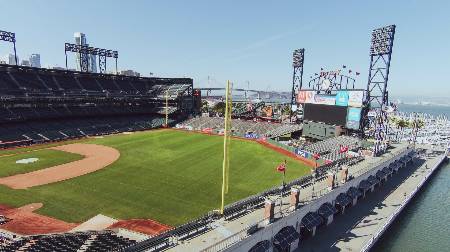 A view of AT&T Park.